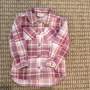 So Cute Kids Plaid Shirt - Pink & White Size 2-3 yrs New Without Tag
